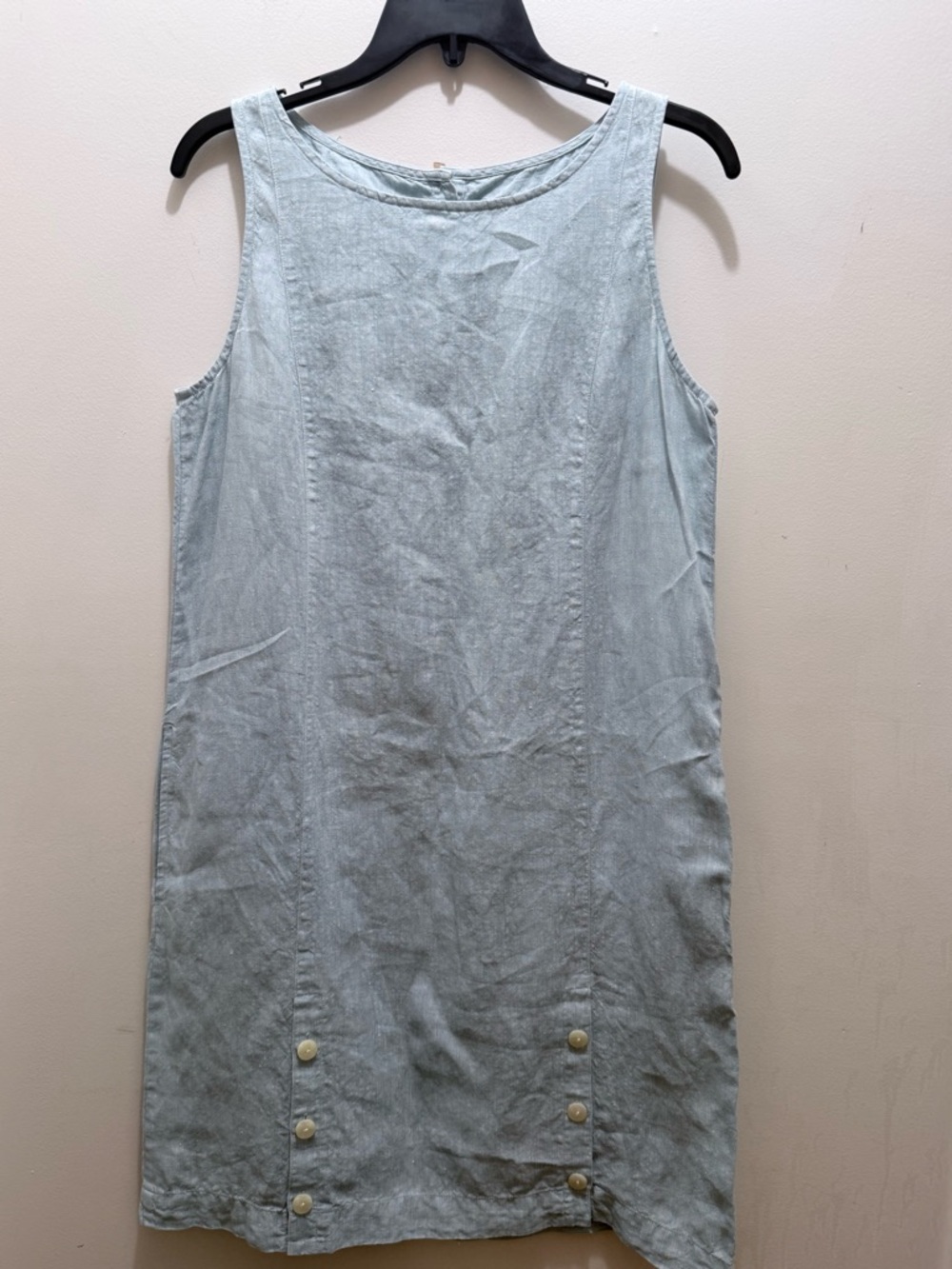 J. Jill Light Blue Sleeveless linen Dress